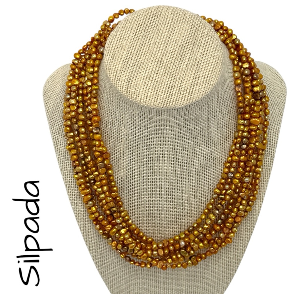 Silpada Gold Multi-Strand Necklace